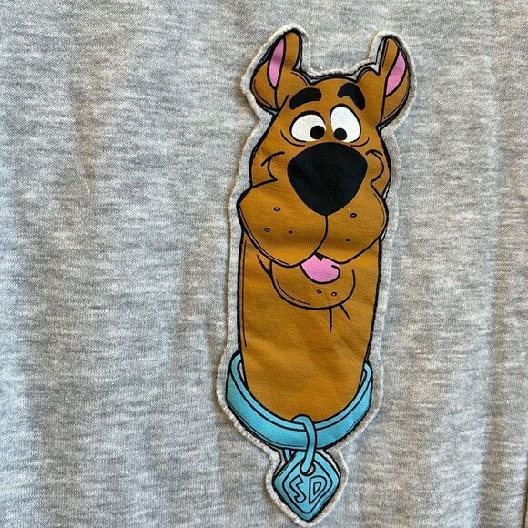 Scooby-Doo Graphic Patches Gray Jogger Sweat Pants, 28” Inseam SZ XXXL - Picture 3 of 13